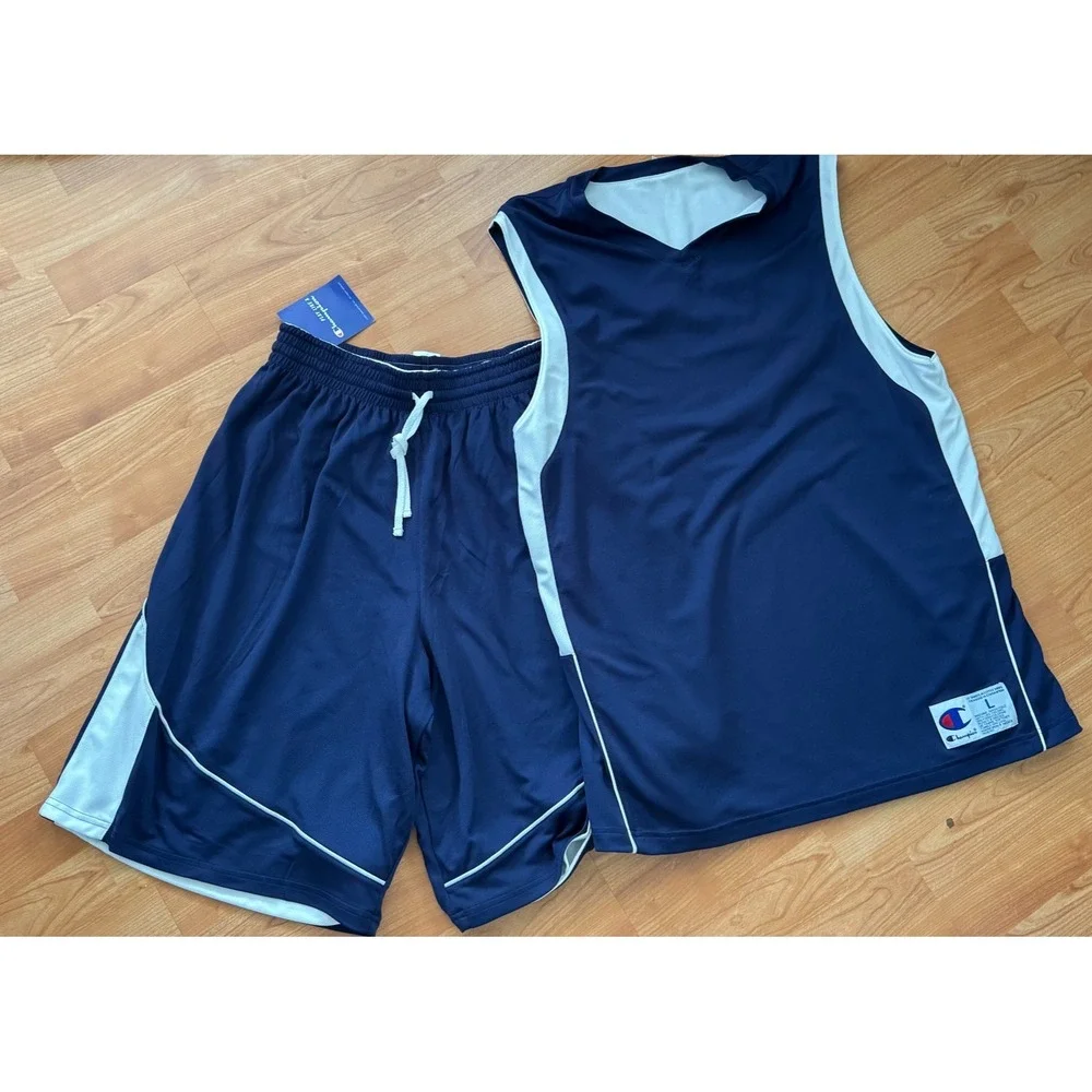 Champion Reversible Matching Basketball Game‎ shorts & tank Size Large
